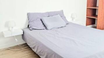 1 bedroom, desk, soundproofing, iron/ironing board