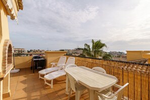 Patio / Balcony - Apartment in Mijas with pool (Mijas)