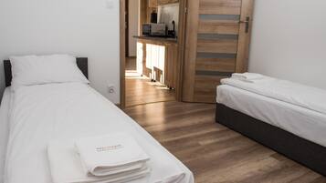 2 chambres, lit parapluie, Wi-Fi gratuit, draps fournis
