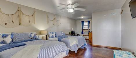 1 室のベッドルーム、WiFi、ベッドシーツ