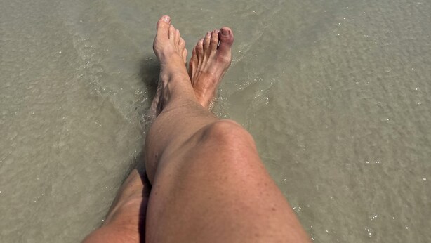 A beach scene with a clear view of the ocean and waves. - Sizzling Hot Summer so stay by the Beach (New Smyrna Beach)