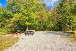 Outdoor dining - RV Site 2 of 4: Lot rental only; RVs not provided. (South Bloomingville)