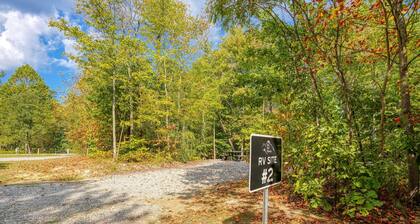 RV Site 2 of 4: Lot rental only; RVs not provided.