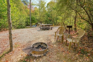 Outdoor dining - RV Site 2 of 4: Lot rental only; RVs not provided. (South Bloomingville)