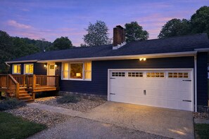 Exterior - The Hocking Cottage: Hot tub + arcade games (Logan)