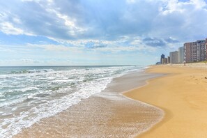 On the beach