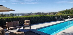 Outdoor pool, a heated pool - Bay View Ridge: Secluded Home w/Pool and Hot Tub (Royal Oaks)