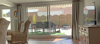 Duplex apartment with terrace at the foot of the covered market