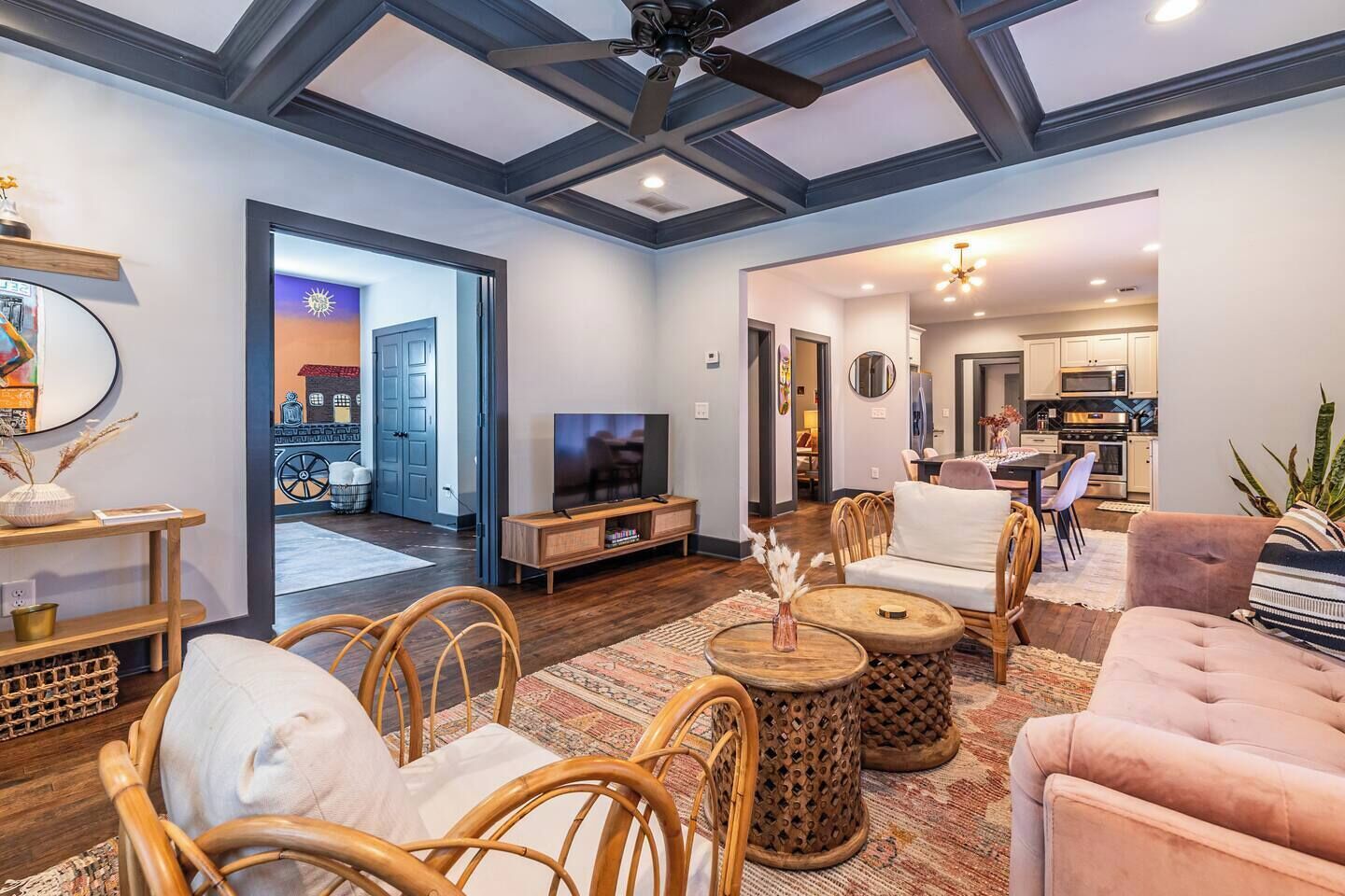 Smart-tv en een kantoor