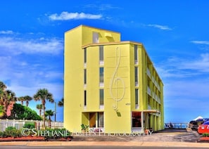 Experience the vibrant atmosphere of this tropical hotel, where music meets the sea.