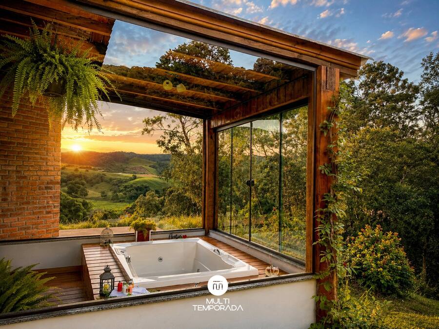 Chalé Caminho do Sol 1 - Jacuzzi e Bônus Culinário | Unterkunftsgelände