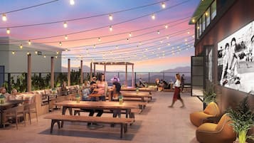 2 Restaurants, Frühstück, Abendessen, amerikanische Küche