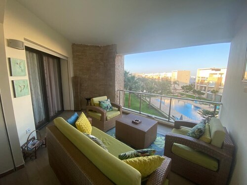 Plage des Nations beautifully decorated with a swimming pool view