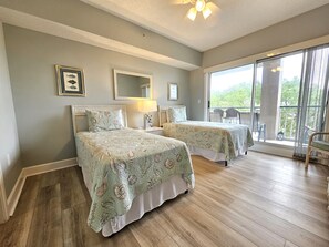 2 bedrooms, iron/ironing board, internet, bed sheets