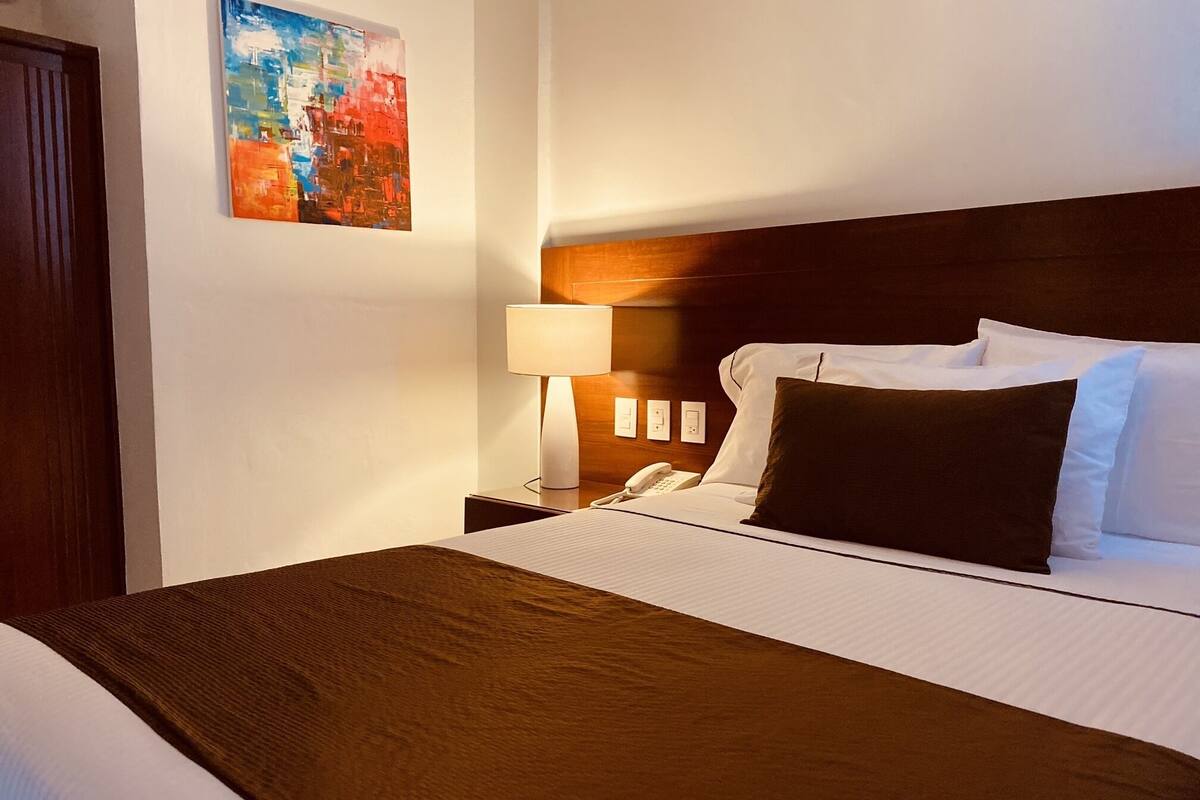 Habitación estándar | Sábanas de algodón egipcio y ropa de cama de alta calidad