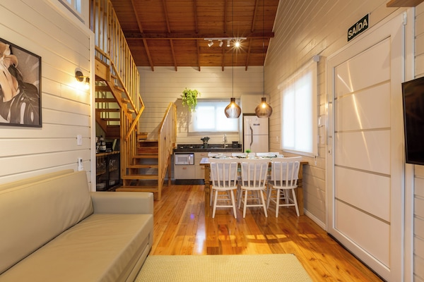Family Cabin | Dapur peribadi | Peti sejuk, ketuhar gelombang mikro, dapur
