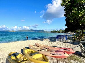 Beach nearby, beach towels