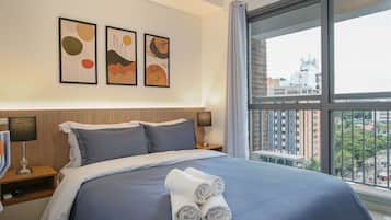 Estúdio básico | Wi-Fi de cortesia, roupa de cama