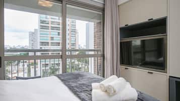 Estúdio básico | Wi-Fi de cortesia, roupa de cama