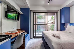 Estudio básico | 1 dormitorio, wifi gratis, ropa de cama