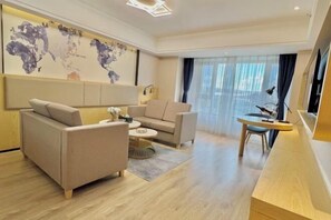 Living area - Kyriad Hotel (Harbin West Railway Station Wanda Plaza) (Harbin)