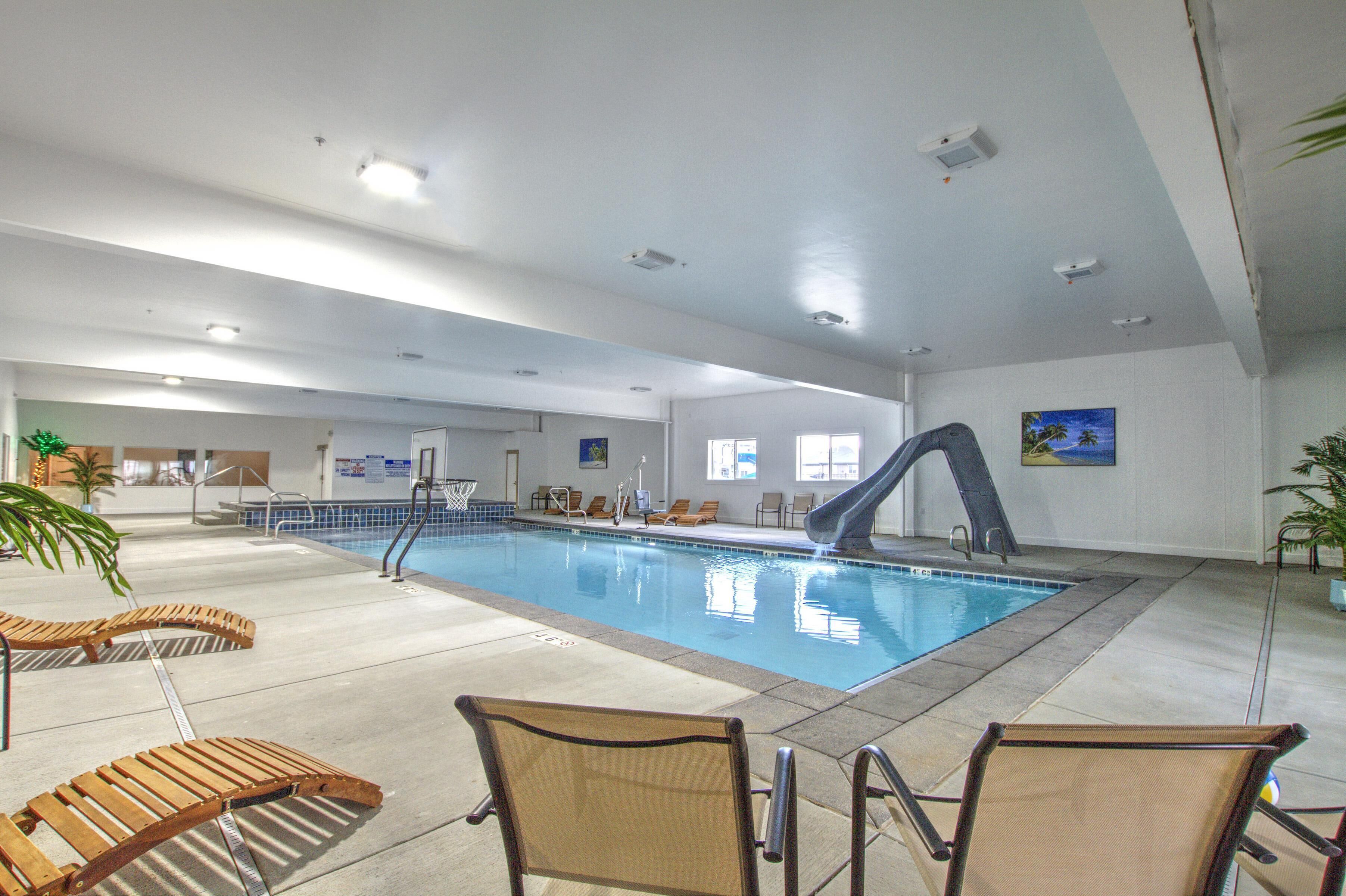 Una piscina riscaldata