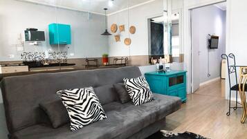 Apartamento empresarial | Área de estar