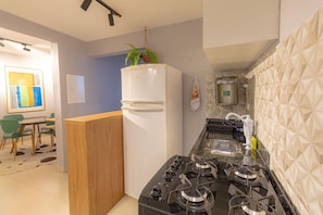 Apartamento | Cozinha privada | Micro-ondas