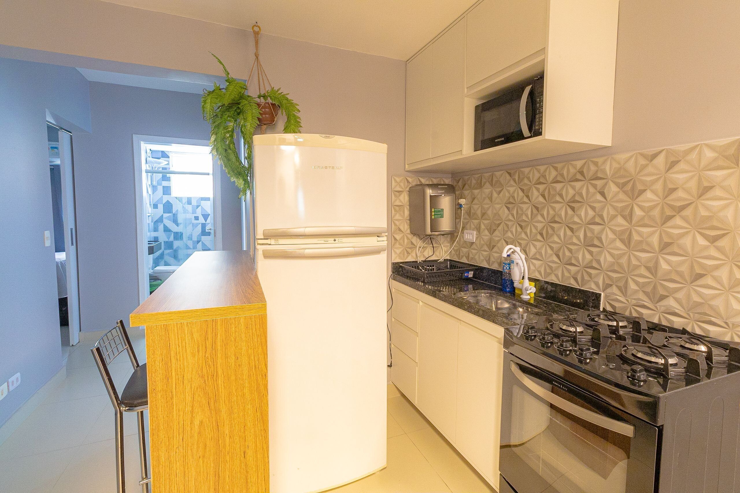 Apartment | Dapur peribadi | Ketuhar gelombang mikro 