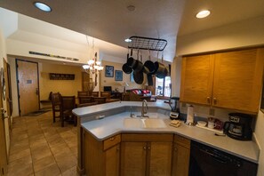 Fridge, microwave, oven, stovetop - Village Center 303 - Managed by Purgatory Resort (Durango)