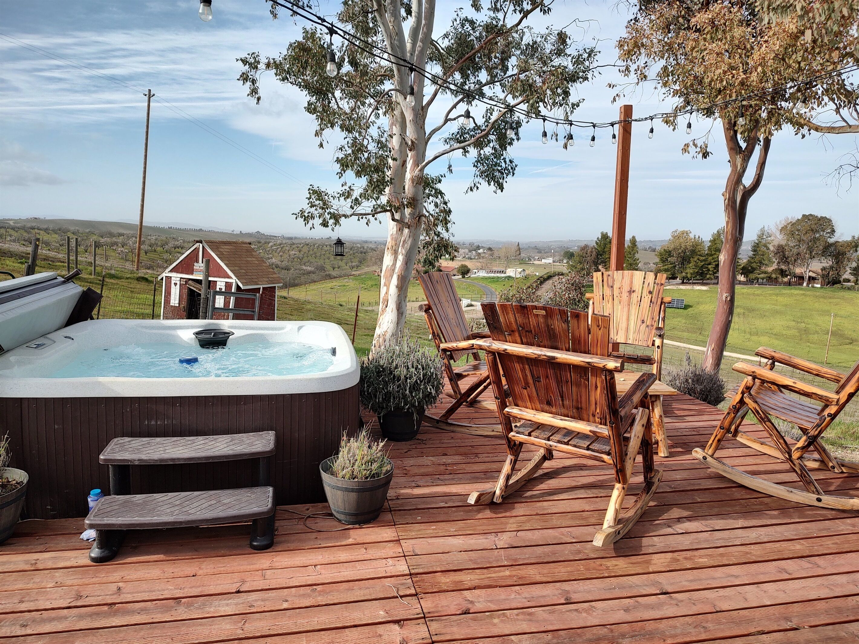 Vineyard & Valley View Cottage-Hot Tub, Wine Fridge, Starlink WIFI