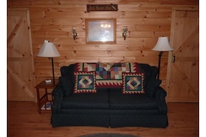 Living area - Hidden Cove Camp (Oakland)