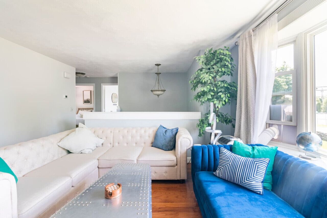 Televisión, chimenea