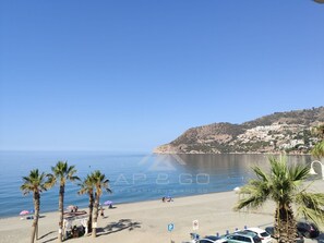 Na praia 