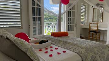 In-room safe, laptop workspace, iron/ironing board, free WiFi