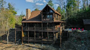 Exterior - Whiskey Ridge - Stunning Views | Outdoor Living Area | Hot Tub (Cherry Log)