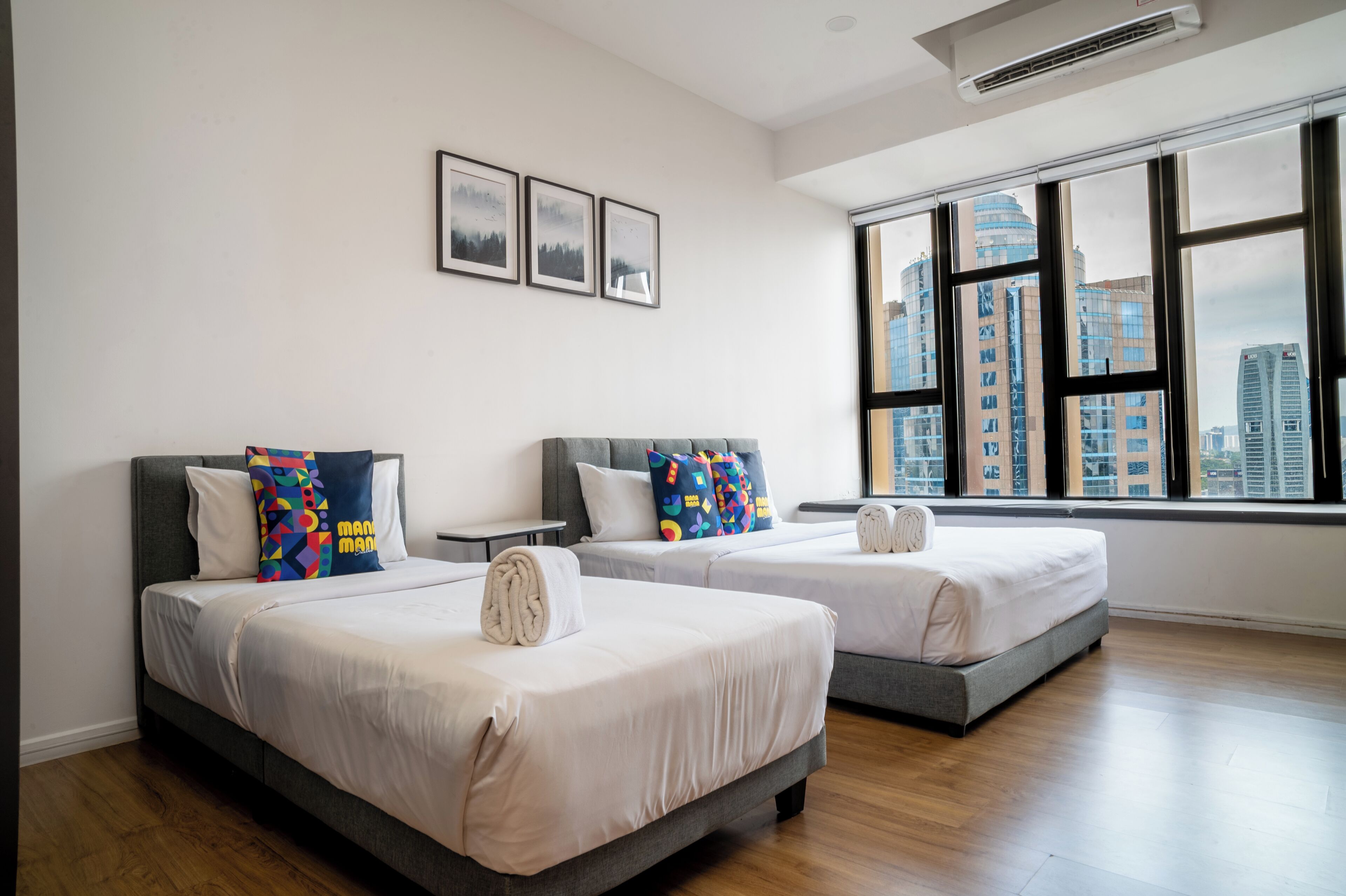 Ropa de cama de alta calidad y wifi gratis 