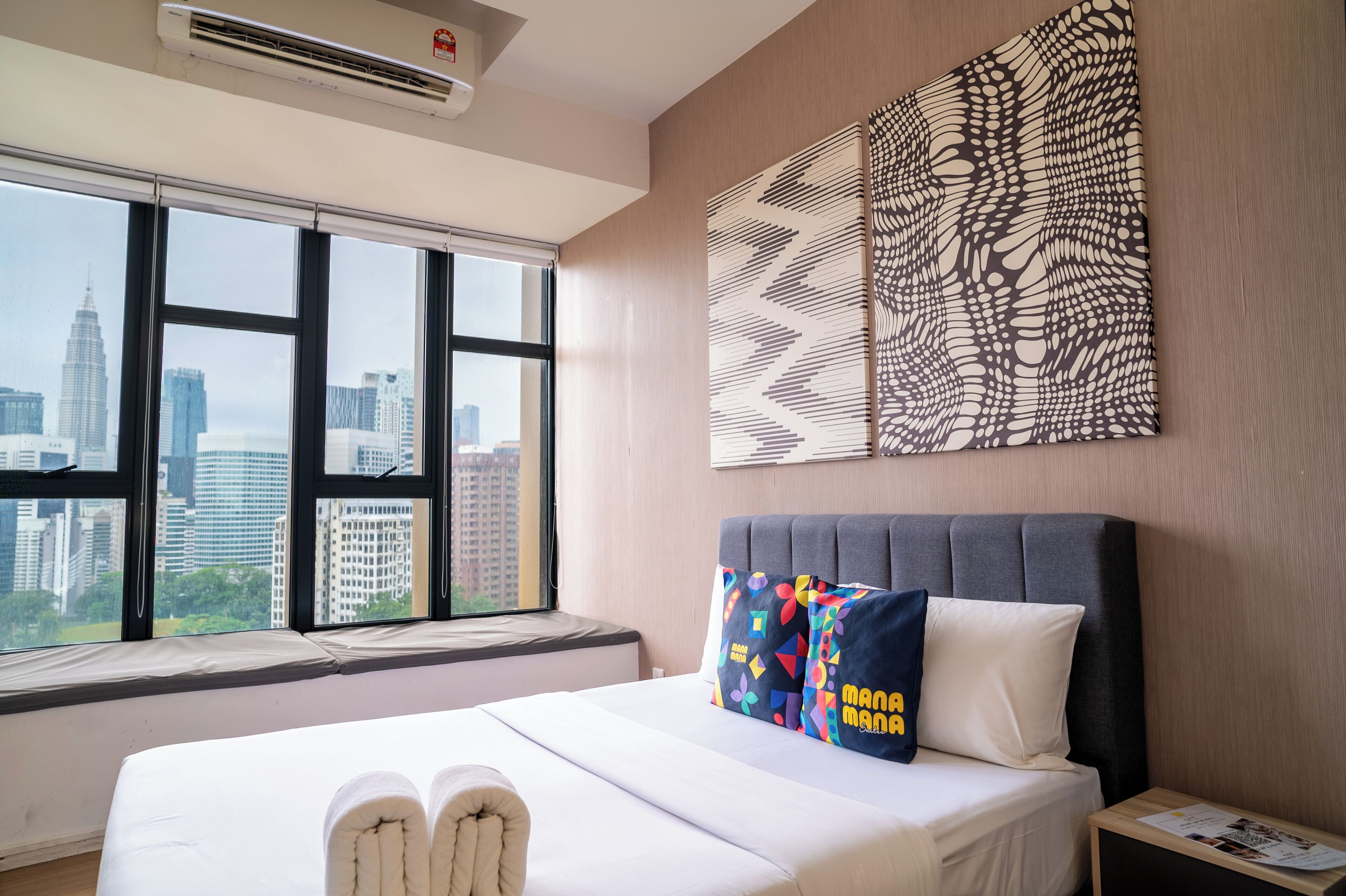 Ropa de cama de alta calidad y wifi gratis 