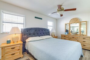 2 chambres, bureau, fer et planche à repasser, accès à Internet