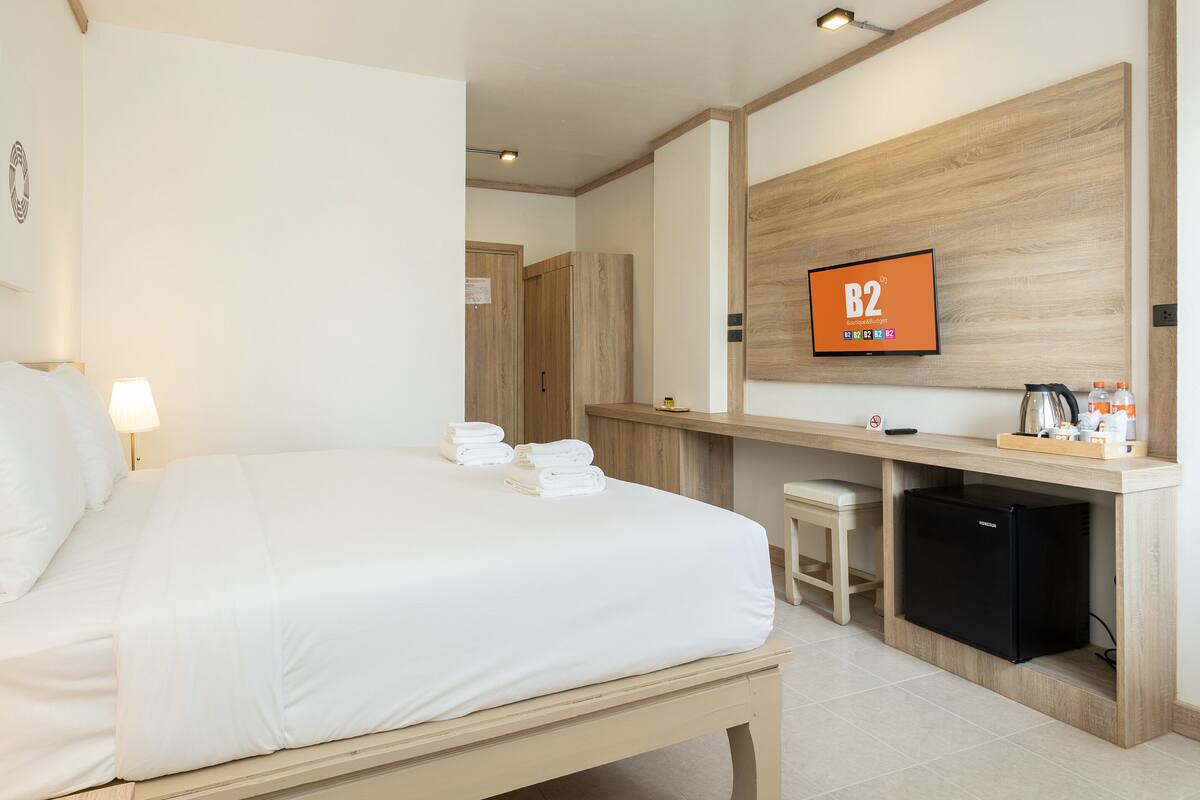 Deluxe Premier Room | ผ้าม่านกันแสง, Wi-Fi ฟรี, ผ้าปูที่นอน