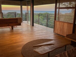 View from property - 2 min from the beach - 3BR Jungle modern home with ocean view (Mal Pais)