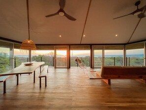 Interior - 2 min from the beach - 3BR Jungle modern home with ocean view (Mal Pais)