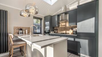 Fridge, oven, stovetop, toaster