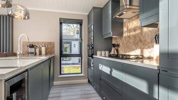 Fridge, oven, stovetop, toaster