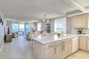Interior - New Flooring, Kitchen, & Bath! Beachfront, Direct Ocean & Pool Views, Elevator, $300 in Free Tickets (St. Augustine)