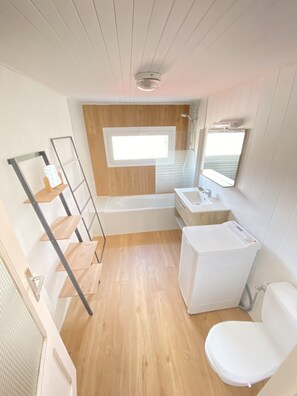 Douche, papier toilette