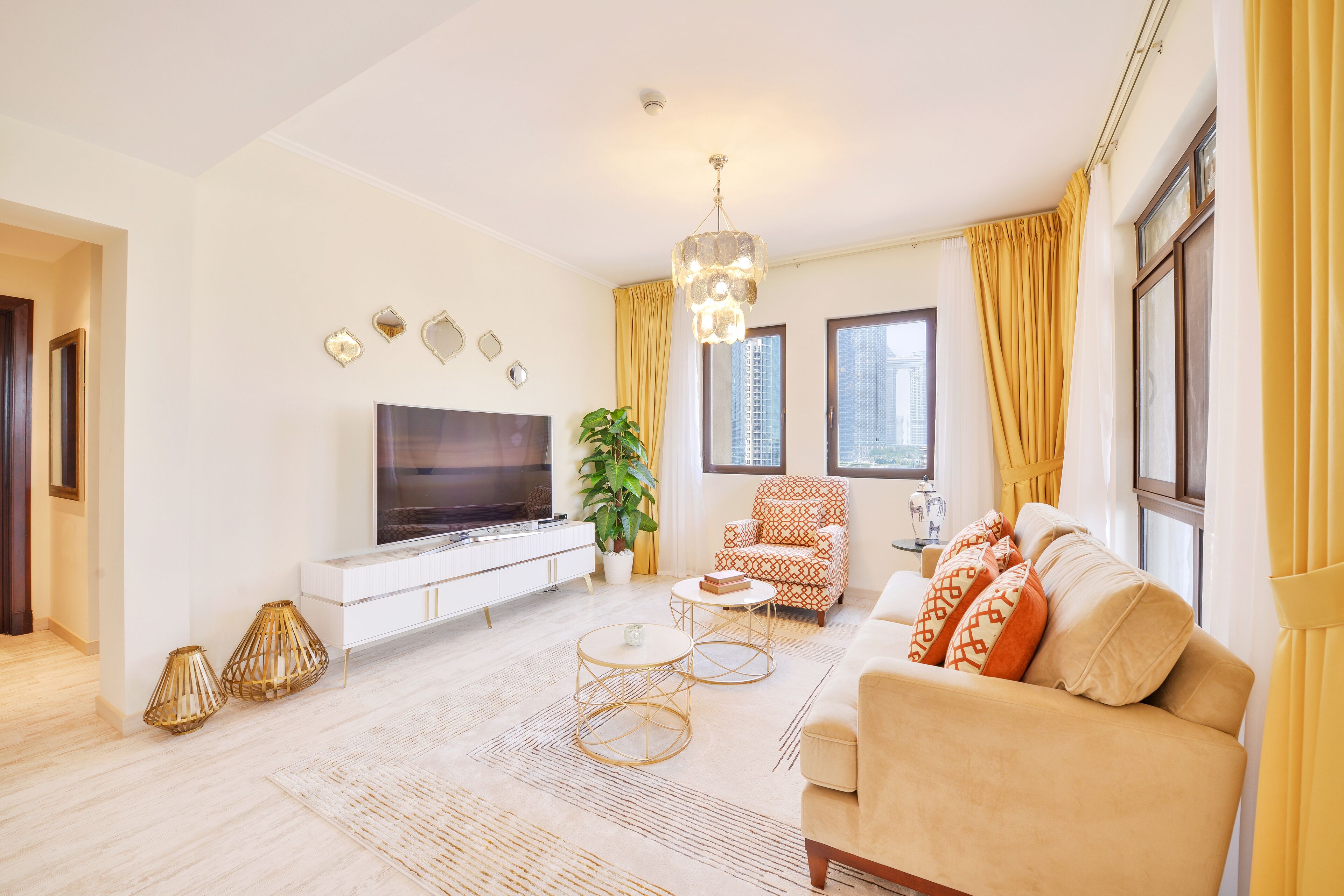 Deluxe 2BR Apartment | 3 Schlafzimmer, Zimmersafe, Bügeleisen/Bügelbrett, kostenlose Babybetten