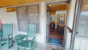 A wooden interior with a sign indicating 'SUITE 7'. - Mountain View, Pine Creek, PA Grand Canyon (Gaines)