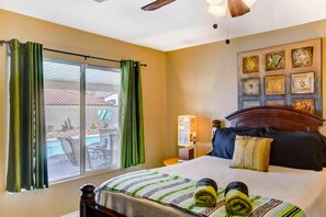 3 bedrooms, desk, iron/ironing board, free WiFi