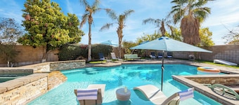 Luxury Oasis w/ Pool + Hot Tub, Fire Pit, Games & Big Yard | Larrea by AvantStay